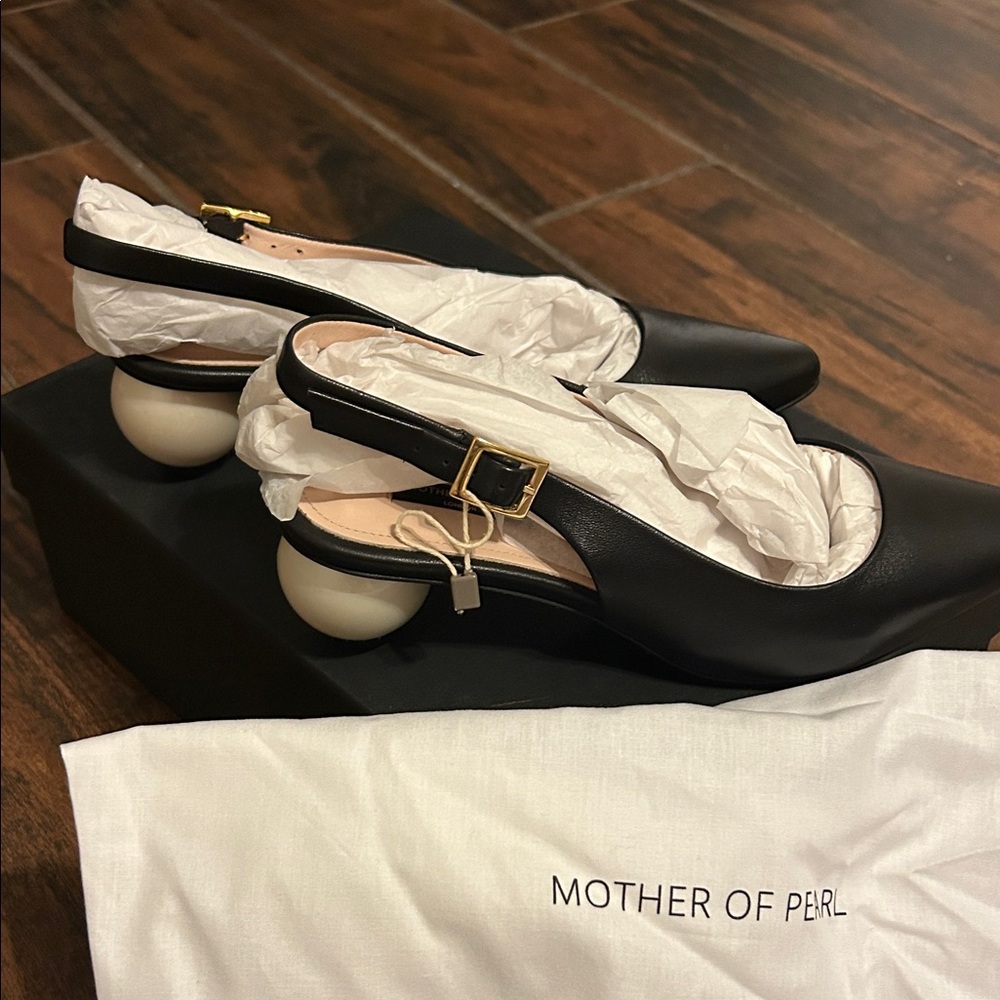 New mother of pearl shoes